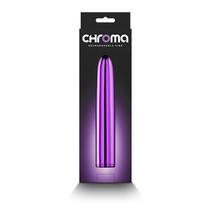 Chroma 7 Inch Metallic Vibrator - Purple