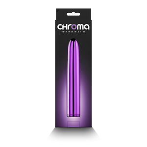 Chroma 7 Inch Metallic Vibrator - Purple
