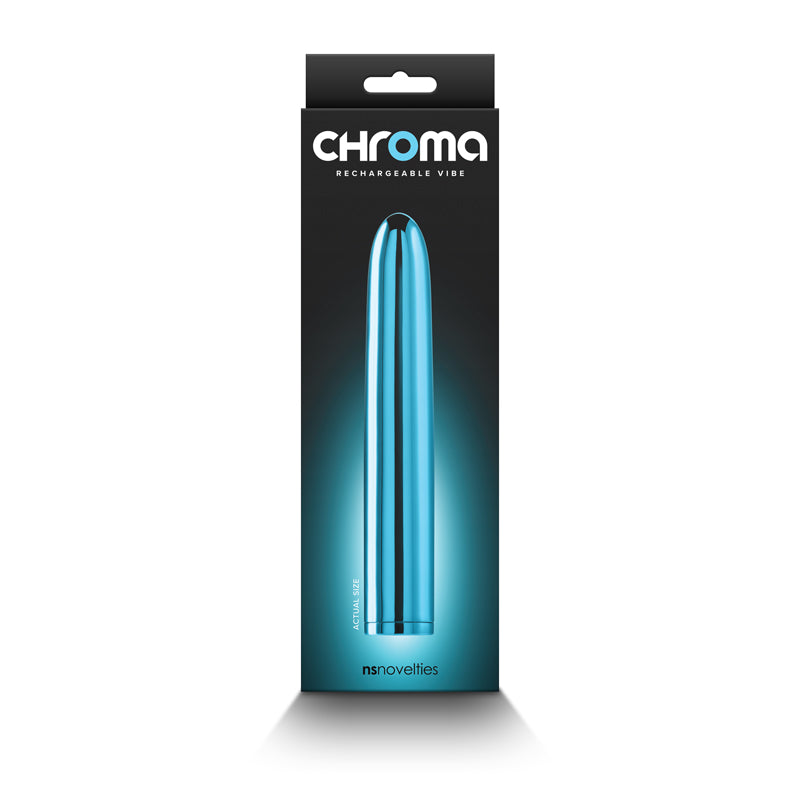 Chroma 7 Inch Metallic Vibrator - Teal