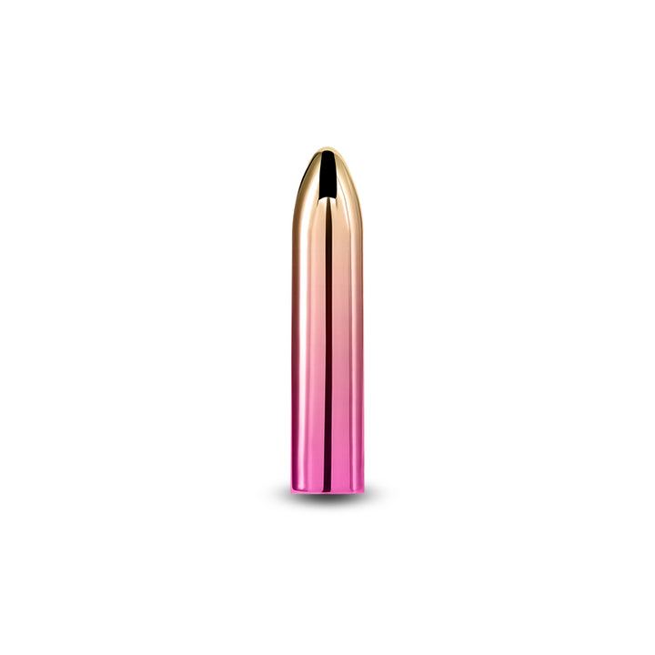 Chroma Sunrise Medium Mini Vibrator - Metallic Pink/Gold
