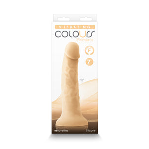 Colours Pleasures 7 Inch Vibrating Dong - Flesh
