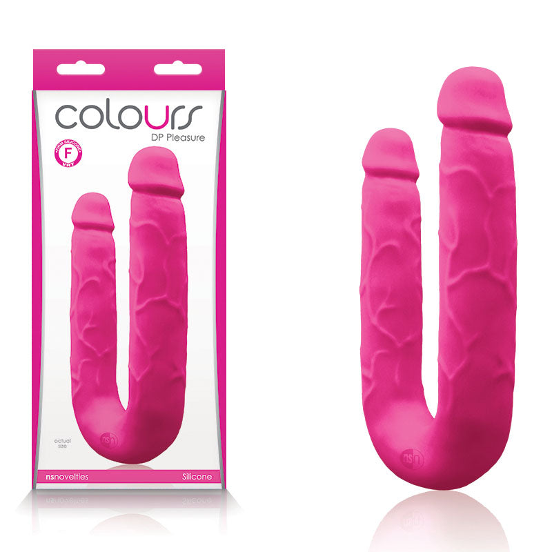 Colours DP Pleasure - Pink U Shaped Double Dong