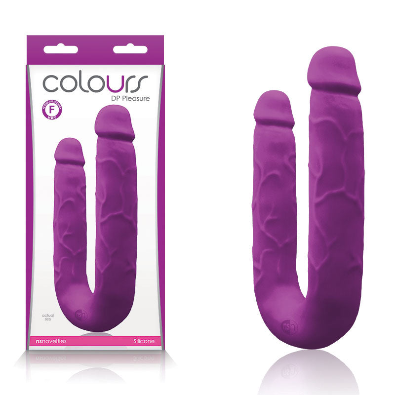 Colours DP Pleasure - Purple U Shaped Double Dong
