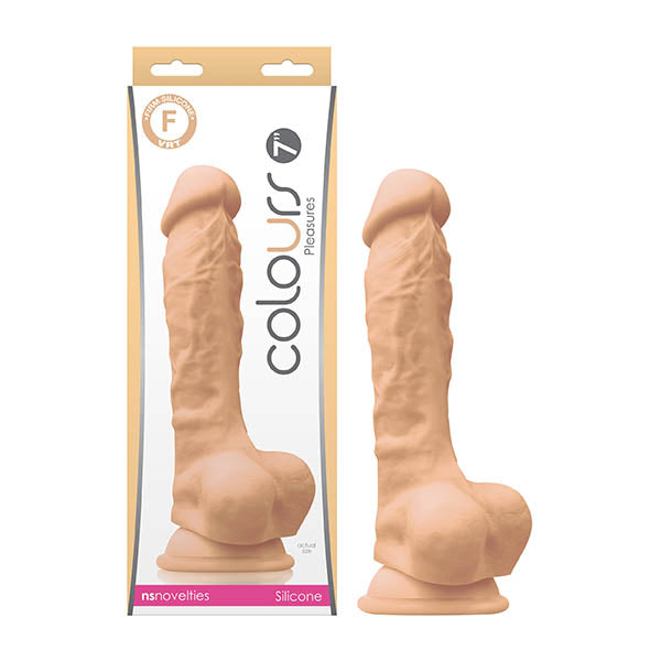 Colours Pleasures - Realistic Flesh 7 Inch Dildo With Suction Cup