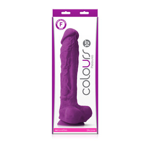 Colours Pleasures 10 Inch Dong - Purple