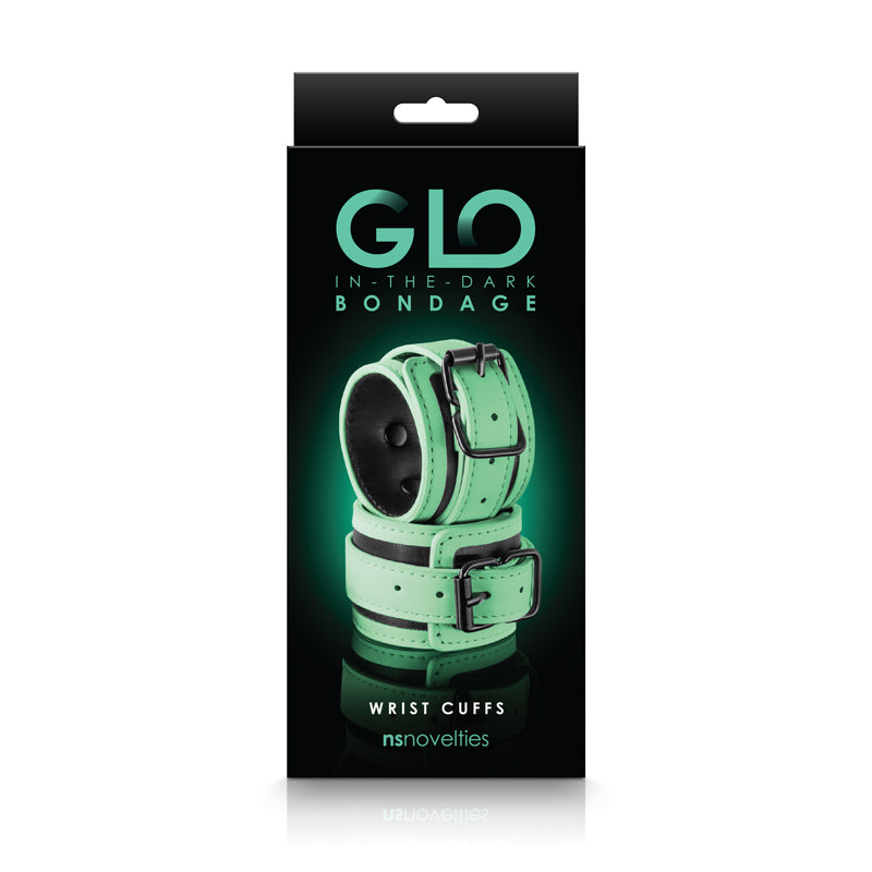 GLO Bondage Wrist Cuff - Glow In Dark