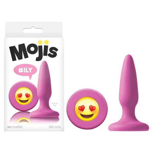 Mojis - #ILY - Pink Mini Butt Plug with Emoji Base