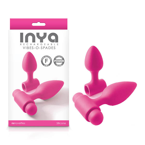 INYA Vibes-O-Spades - Pink Vibrating Butt Plugs Set