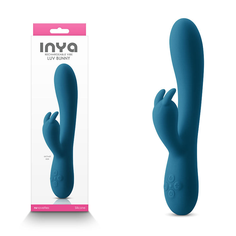 INYA Luv Bunny Rabbit Vibrator - Dark Teal