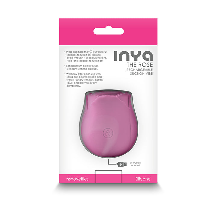 InYa The Rose Clitoral Air Pulsation Stimulator - Pink