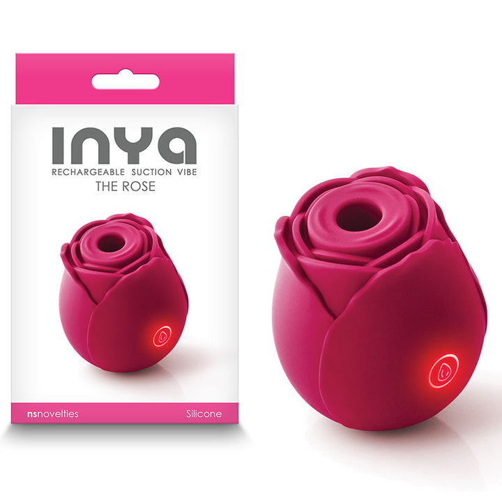 InYa The Rose Clitoral Air Pulsation Stimulator - Red