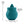 InYaThe Kiss - Dark Teal - Stimulator