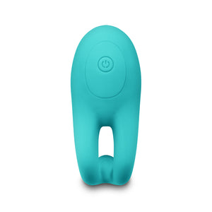 INYA Utopia - Teal - Couples Dual Stimulator with Remote Control