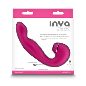 InYa Symphony G-Spot & Air Pulse Clitoral Stimulator - Pink