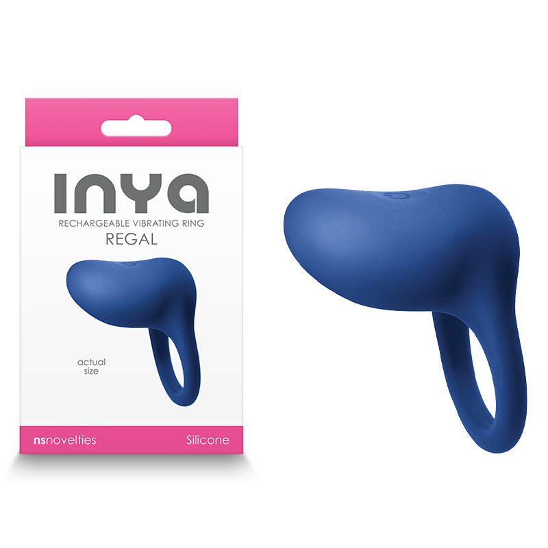INYA Regal Vibrating Cock Ring - Blue