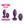 InYa Alpine Vibrating Butt Plug with Remote Control  - Purple