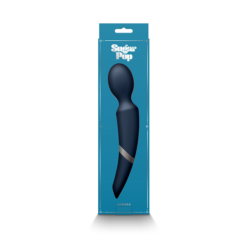 Sugar Pop Aurora 2-in-1 Air Pulse Wand Massager - Blue