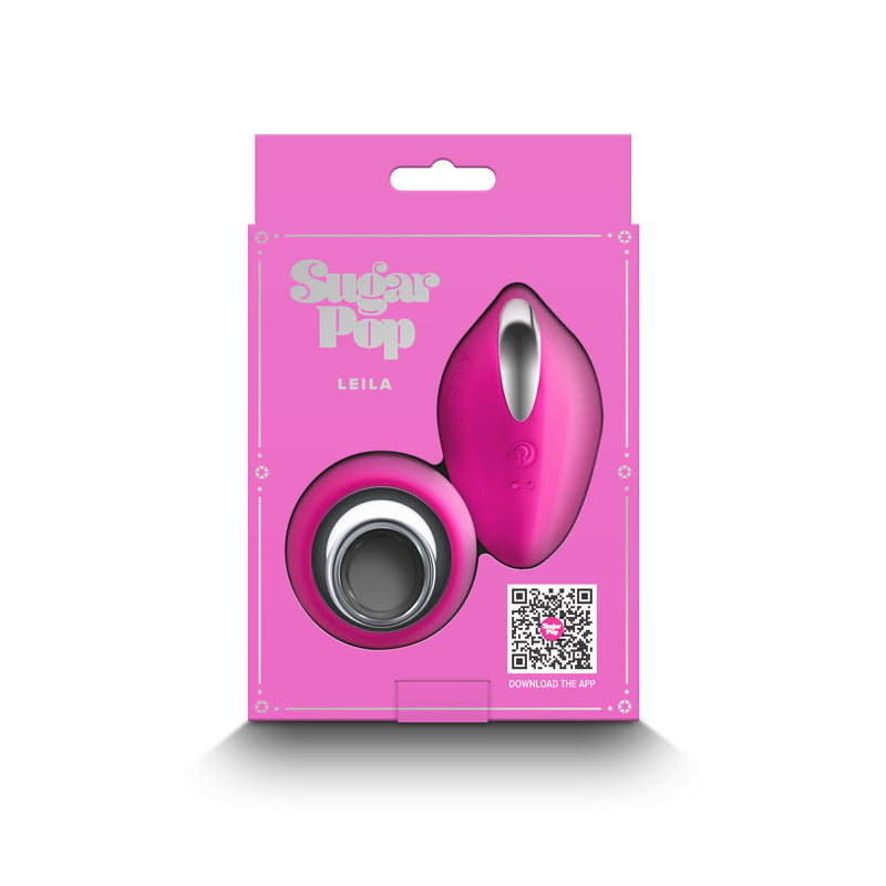 Sugar Pop Leila - Panty Vibrator with Remote - Pink