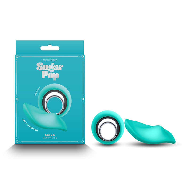 Sugar Pop Leila - Panty Vibrator with Remote - Teal