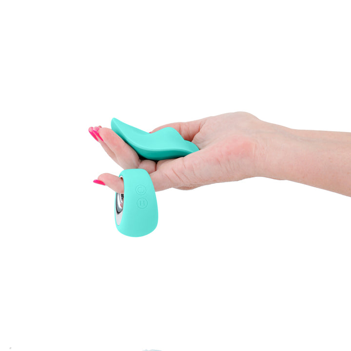 Sugar Pop Leila - Panty Vibrator with Remote - Teal