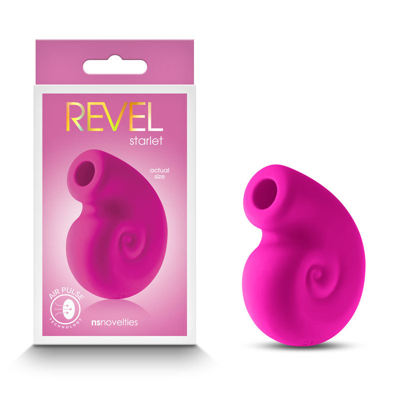 Revel Starlet Palm-Sized Air Pulse Stimulator - Pink