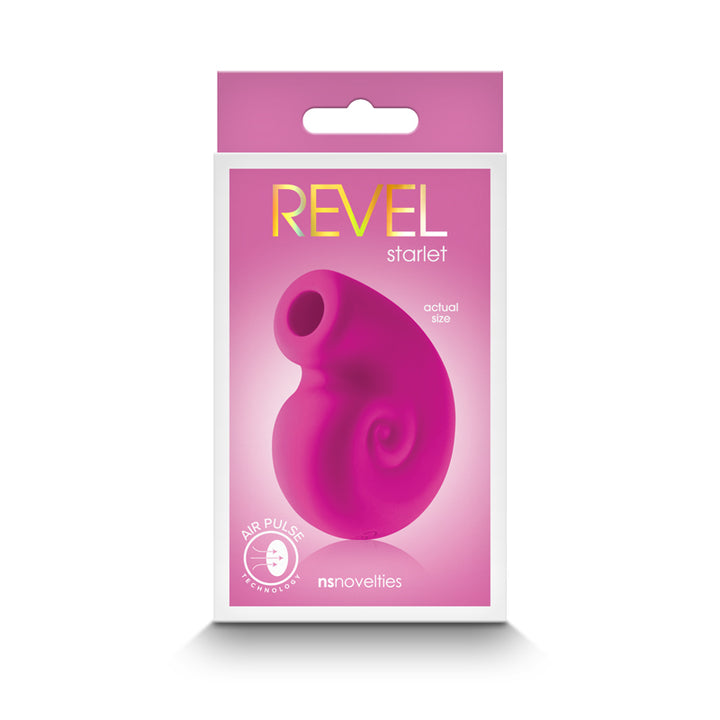 Revel Starlet Palm-Sized Air Pulse Stimulator - Pink
