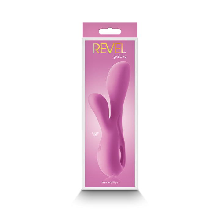 Revel Galaxy Dual Motor Rabbit Vibrator - Pink