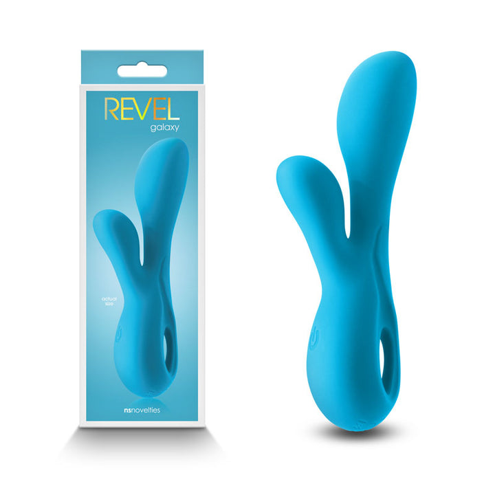 Revel Galaxy Dual Motor Rabbit Vibrator - Blue