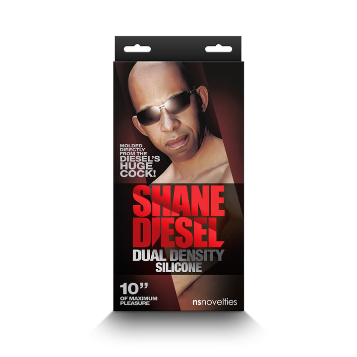 Shane Diesel Dual Density 10 Inch Dildo - Brown