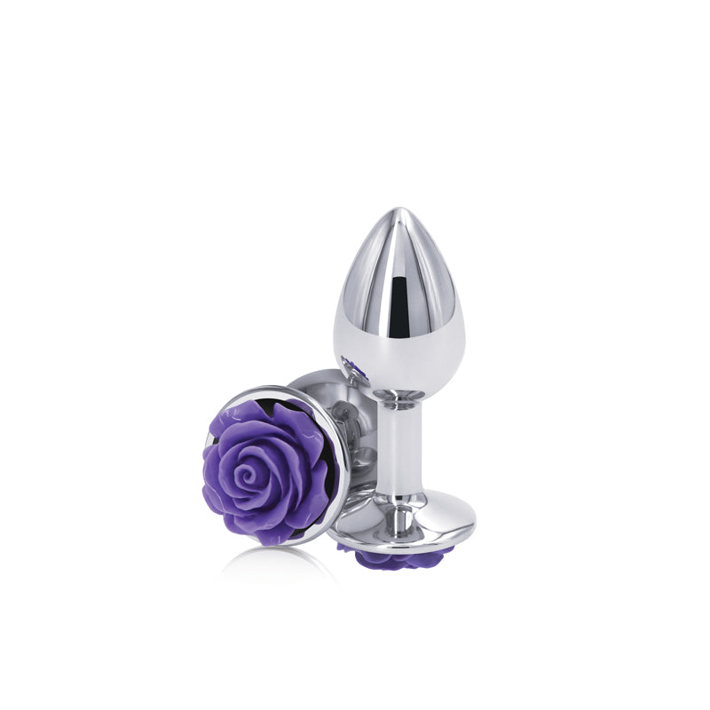 Rear Assets Small Butt Plug – Purple Rose