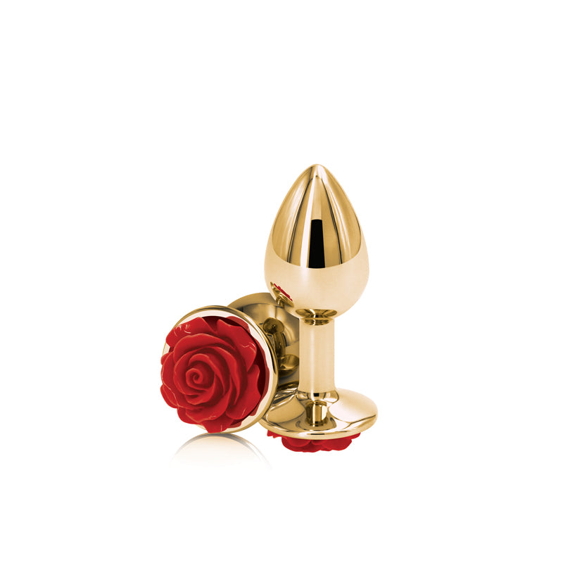 Rear Assets Small Butt Plug – Red Rose