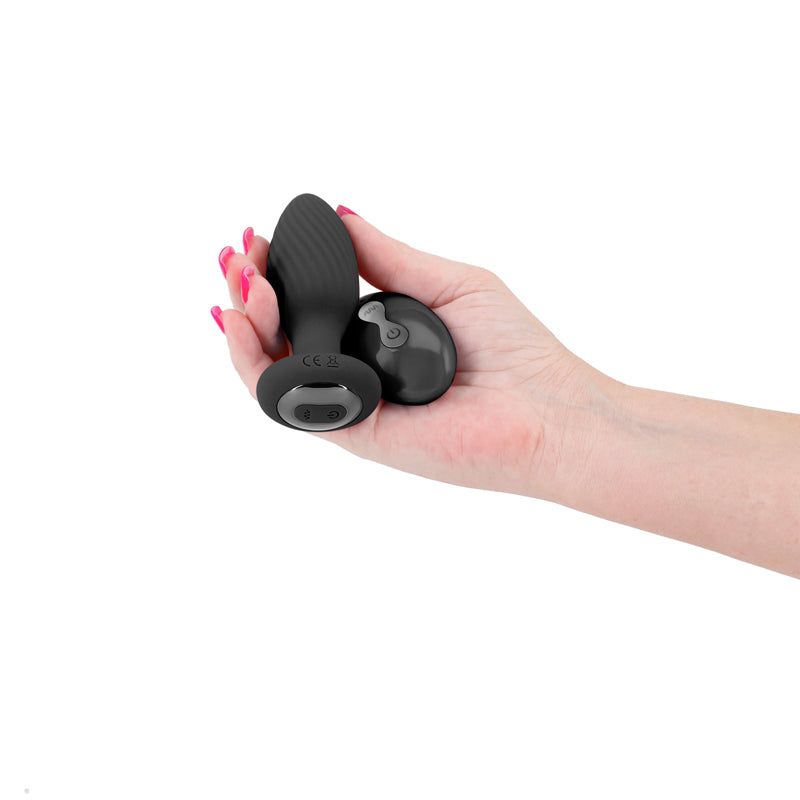 Renegade Alpine Vibrating Butt Plug with Remote - Black