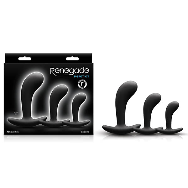 Renegade P Spot Anal Plugs Kit  - Set of 3 Sizes