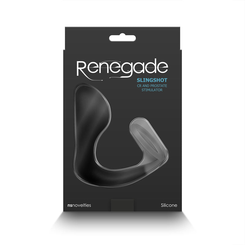 Renegade Slingshot - Anal Plug with Cock Ring - Black