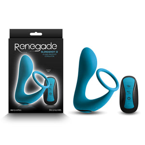 Renegade Slingshot II - Cock Ring/Prostate Massager with Remote Control - Teal