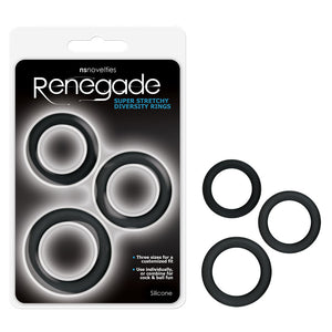 Renegade Diversity Black Cock Rings