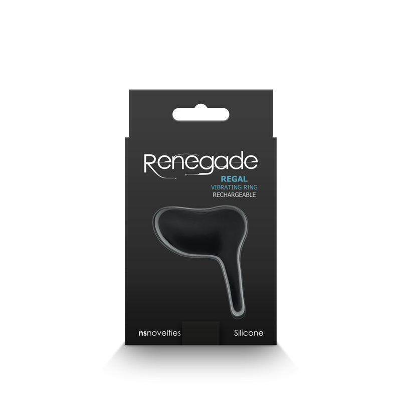 Renegade Regal Vibrating Cock Ring - Black