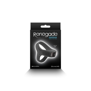 Renegade Emperor Vibrating Cock & Ball Ring - Black