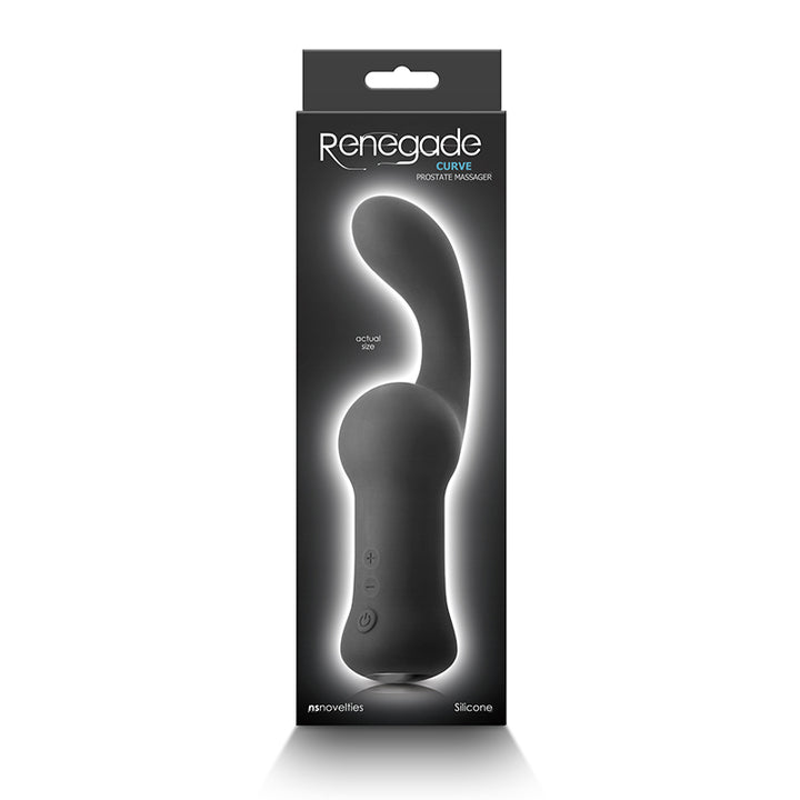 Renegade Curve - Black Vibrating Prostate Massager