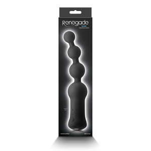 Renegade Quad Vibrating Anal Beads - Black