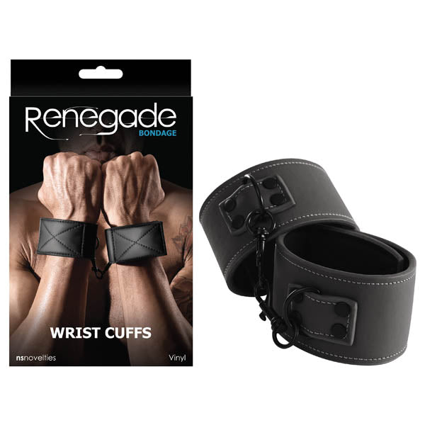 Renegade Bondage - Wrist Cuffs - Black