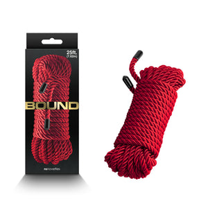 Bound 7.6mtr Silky Red Bondage Rope