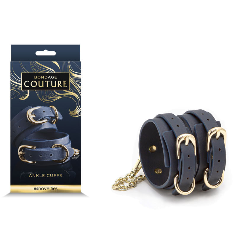 Bondage Couture Blue Ankle Cuffs
