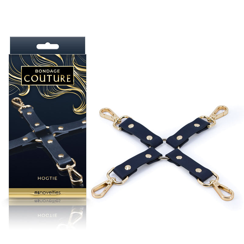 Bondage Couture Hog Tie - Blue (No Cuffs Included)
