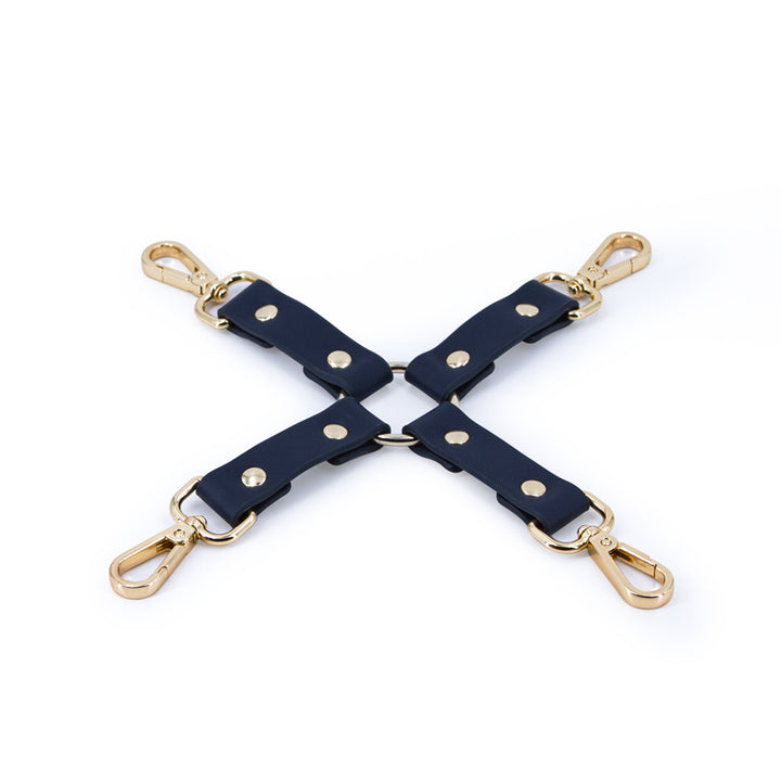 Bondage Couture Hog Tie - Blue (No Cuffs Included)