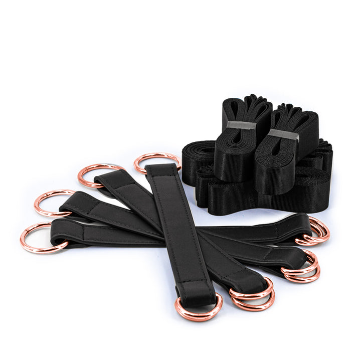 Bondage Couture Tie Down Strap Restraints - Black