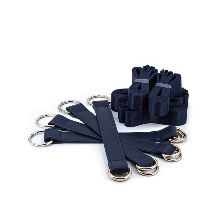 Bondage Couture Tie Down Strap Restraints - Blue