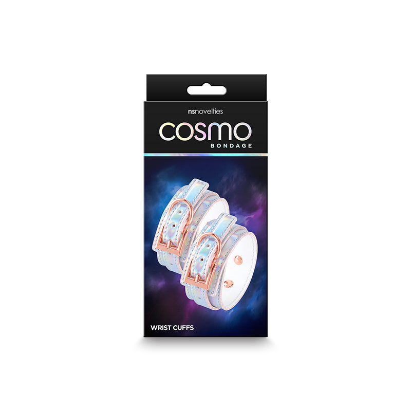 Cosmo Bondage Wrist Cuffs - Holographic