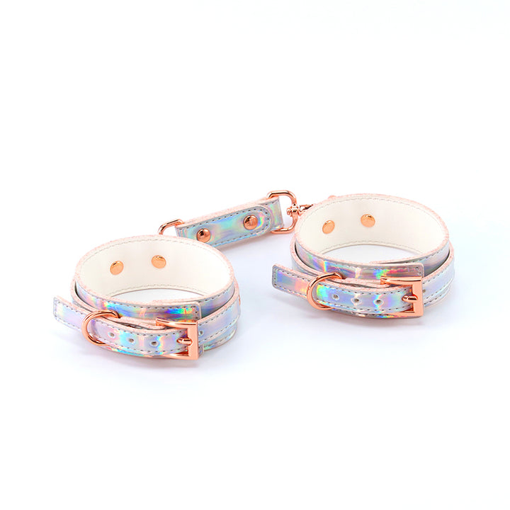 Cosmo Bondage Wrist Cuffs - Holographic