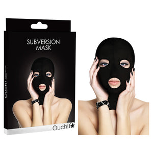 Ouch! Subversion Black Hood Mask